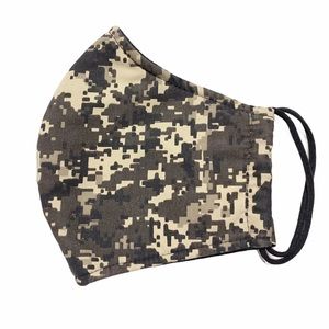 Washable & Reusable Desert Camo 3 Layers Face Mask